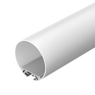 Профиль с экраном SL-ROUND-D60-2500 ANOD+OPAL (Алюминий)