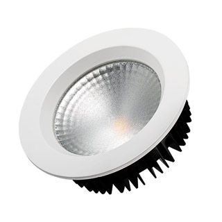 Светодиодный светильник LTD-145WH-FROST-16W White 110deg (IP44 Металл, 3 года)