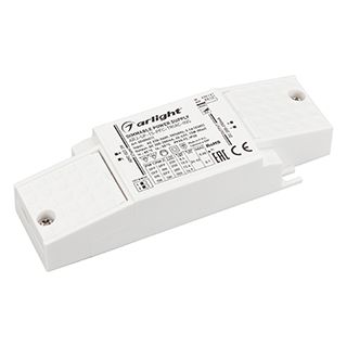 Блок питания ARJ-SP-15-PFC-TRIAC-INS (15W, 26-42V, 0.2-0.35A) (IP20 Пластик, 5 лет)