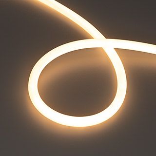 Светодиодная лента герметичная MOONLIGHT-TOP-M560-D13mm 24V Warm2700 360deg (8.6 W/m, IP65, 5m)