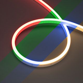 Лента герметичная NOVA-SIDE-PU-B84-12x20mm 24V RGB-Warm (15 W/m, IP68, 1m, wire x1) (Arlight, Полиур