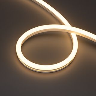 Лента герметичная MOONLIGHT-PRO-SIDE-X320-12x24mm 48V Warm3000 (10 W/m, IP67, 30m, wire x2) (Arlight