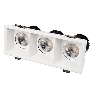 Светильник MS-FLOW-BUILT-S230x85-3x12W Day4000 (WH, 15 deg, 230V) (Arlight, IP20 Металл, 5 лет)
