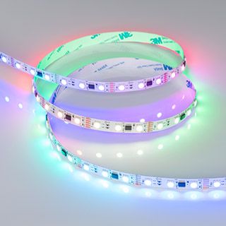 Лента DMX-B60-10mm 12V RGB-PX3 (14 W/m, IP20, 5m) (Arlight, -)