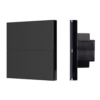 INTELLIGENT ARLIGHT Кнопочная панель SMART DALI-301-22-4K-D2-IN Black (BUS, Frameless) (IARL, IP20 П
