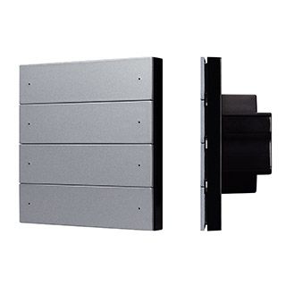 INTELLIGENT ARLIGHT Кнопочная панель SMART DALI-301-22-8K-D2-IN Grey (BUS, Frameless) (IARL, IP20 Пл