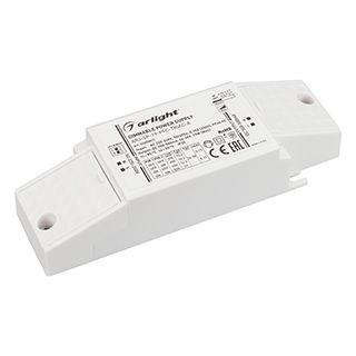 Блок питания ARJ-SP-19-PFC-TRIAC-INS (19W, 26-38V, 0.35-0.5A) (IP20 Пластик, 5 лет)