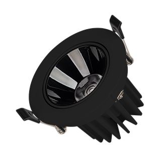Светильник MS-FORECAST-BUILT-TURN-R102-12W Warm3000 (BK-BK, 32 deg, 230V) (IP20 Металл, 5 л