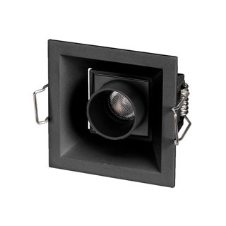 Светильник MS-ORIENT-BUILT-TURN-TC-S67x67-3W Warm3000 (BK-BK, 30 deg, 230V) (IP20 Металл, 5