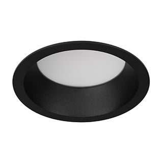 Светильник MS-DROP-BUILT-R137-24W Warm3000 (BK, 90 deg, 230V) (IP54 Металл, 5 лет)