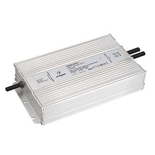 Блок питания ARPV-LG24600-PFC-A (24V, 25A, 600W) (Arlight, IP67 Металл, 5 лет)
