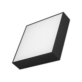 Светильник SP-QUADRO-S250x250-25W Warm3000 (BK, 120 deg, 230V) (ARL, IP40 Металл, 3 года)