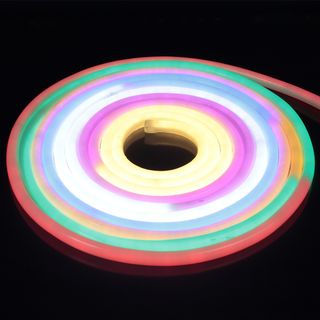 Гибкий неон круглый IDL-N D14mm/1000mm 2835 120led  220V RGB 8W