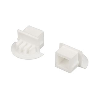Заглушка для PDS-F белая глухая (Пластик)
