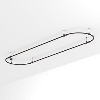 Трек ART-APRIORI-OVAL-ROD-200-4000x1000 (BK) (IP20 Металл, 3 года)